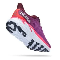 Chaussures HOKA Clifton 8 Lilas Blanc Rose Femme -Hoka Boutique hk 0001119394 gwb 003