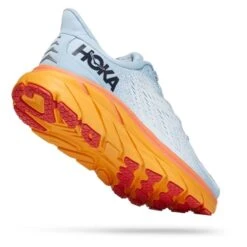 Chaussures HOKA Clifton 8 Blanc Gris Orange Femme 10 Chaussures HOKA Clifton 8 Blanc Gris Orange Femme -Hoka Boutique hk 0001119394 ssi 003