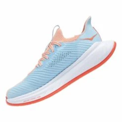 Chaussures HOKA Carbon X 3 Bleu Clair Rose Femme -Hoka Boutique hk 0001123193 pps 004