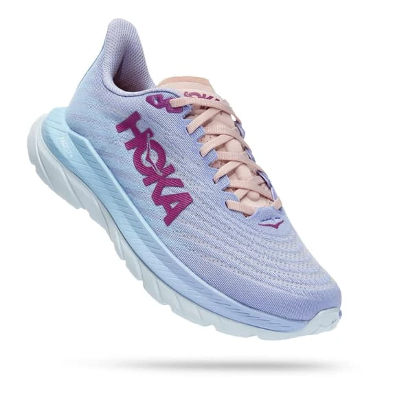 Chaussures HOKA Mach 5 Bleu Clair Lilas Femme 4 Chaussures HOKA Mach 5 Bleu Clair Lilas Femme – Image 2