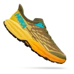 Chaussures HOKA Speedgoat 5 Vert Kaki Orange Jaune