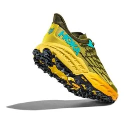 Chaussures HOKA Speedgoat 5 Vert Kaki Orange Jaune -Hoka Boutique hk 1123157 apf 004
