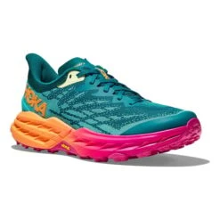Chaussures HOKA Speedgoat 5 Vert Turquoise Orange -Hoka Boutique hk 1123157 dlc 005
