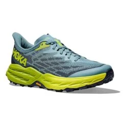 Chaussures HOKA Speedgoat 5 Gris Jaune Fluo 10 Chaussures HOKA Speedgoat 5 Gris Jaune Fluo -Hoka Boutique hk 1123157 sbd 005