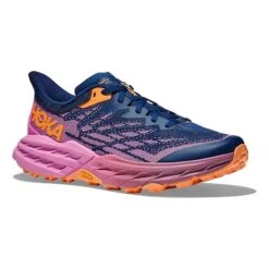 Chaussures HOKA Speedgoat 5 Lilas Rose Clair Orange Femme -Hoka Boutique hk 1123158 bbc 005