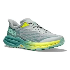 Chaussures HOKA Speedgoat 5 Vert Gris Jaune Femme -Hoka Boutique hk 1123158 mtl 005
