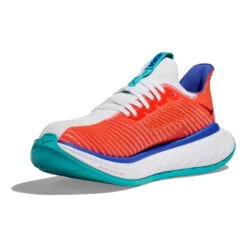Chaussures HOKA Carbon X 3 Blanc Orange Bleu Marine 10 Chaussures HOKA Carbon X 3 Blanc Orange Bleu Marine -Hoka Boutique hk 1123192 wfm 003