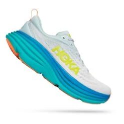 Chaussures HOKA Bondi 8 Blanc Bleu Vert Turquoise