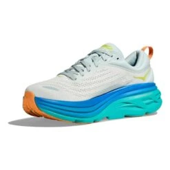 Chaussures HOKA Bondi 8 Blanc Bleu Vert Turquoise -Hoka Boutique hk 1123202 ifb 003