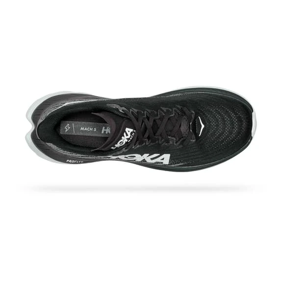 Chaussures HOKA Mach 5 Noir Blanc 7 Chaussures HOKA Mach 5 Noir Blanc – Image 5