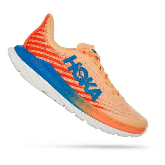 Chaussures HOKA Mach 5 Crème Orange Bleu Marine 3 Chaussures HOKA Mach 5 Crème Orange Bleu Marine
