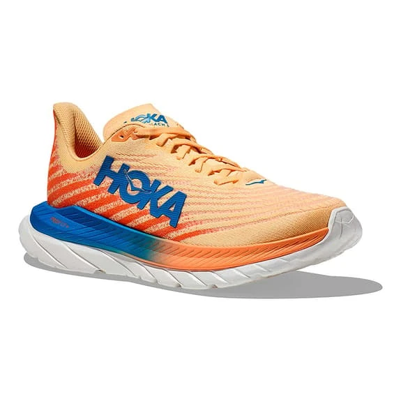 Chaussures HOKA Mach 5 Crème Orange Bleu Marine 6 Chaussures HOKA Mach 5 Crème Orange Bleu Marine – Image 4