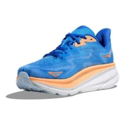 Chaussures HOKA Clifton 9 Bleu Marine Orange Blanc -Hoka Boutique hk 1127895 csa 003