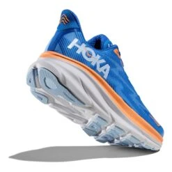 Chaussures HOKA Clifton 9 Bleu Marine Orange Blanc -Hoka Boutique hk 1127895 csa 004