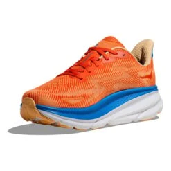 Chaussures HOKA Clifton 9 Orange Intense Bleu Marine Blanc -Hoka Boutique hk 1127895 voi 003