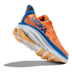 Chaussures HOKA Clifton 9 Orange Intense Bleu Marine Blanc -Hoka Boutique hk 1127895 voi 004