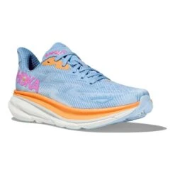 Chaussures HOKA Clifton 9 Bleu Clair Orange Rose Femme 13 Chaussures HOKA Clifton 9 Bleu Clair Orange Rose Femme -Hoka Boutique hk 1127896 abi 006