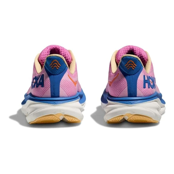 Chaussures HOKA Clifton 9 Rose Chewing-gum Bleu Foncé Orange Femme 7 Chaussures HOKA Clifton 9 Rose Chewing-gum Bleu Foncé Orange Femme – Image 5