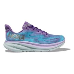 Chaussures HOKA Clifton 9 Bleu Clair Lilas Blanc Femme 9 Chaussures HOKA Clifton 9 Bleu Clair Lilas Blanc Femme -Hoka Boutique hk 1127896 cvp 002