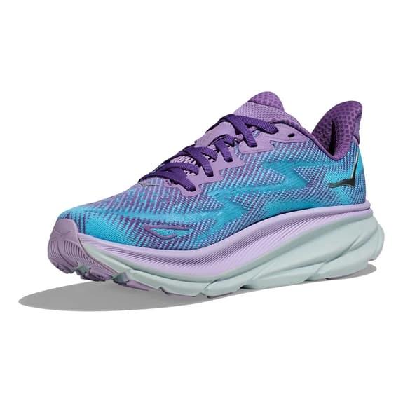 Chaussures HOKA Clifton 9 Bleu Clair Lilas Blanc Femme 5 Chaussures HOKA Clifton 9 Bleu Clair Lilas Blanc Femme – Image 3