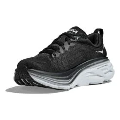 Chaussures HOKA Bondi 8 Noir Blanc Femme -Hoka Boutique hk 1127952 bwh 003