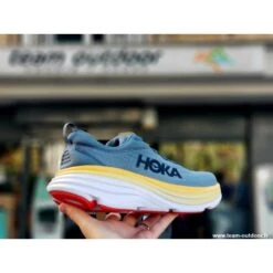 HOKA Bondi 8 Homme Goblin Blue / Moutain Spring -Hoka Boutique hoka bondi 8 homme goblin blue moutain spring 2