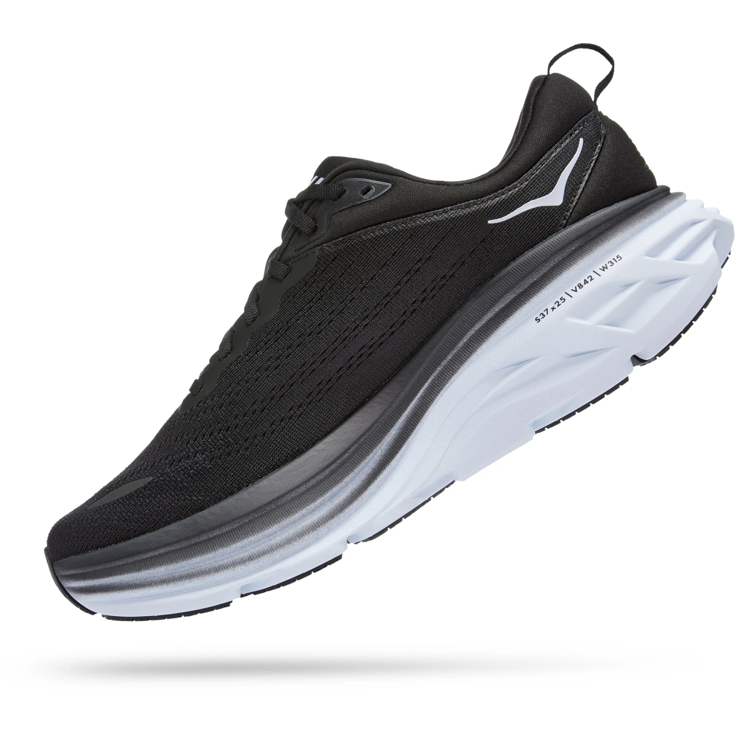 Hoka Chaussures Running Homme - Bondi 8 - Noir / Blanc 6 Hoka Chaussures Running Homme - Bondi 8 - Noir / Blanc – Image 4