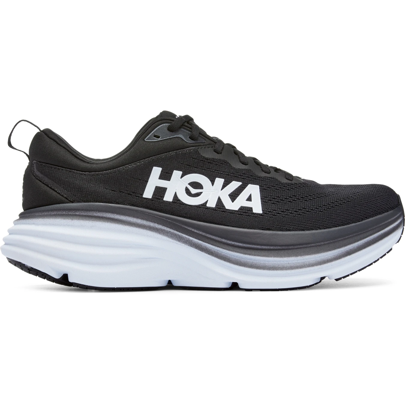Hoka Chaussures Running Homme - Bondi 8 - Noir / Blanc 7 Hoka Chaussures Running Homme - Bondi 8 - Noir / Blanc – Image 5