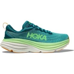Hoka Chaussures Running Homme - Bondi 8 - Deep Lagoon / Ocean Mist -Hoka Boutique hoka bondi 8 running shoes deep lagoon ocean mist 1 1502223
