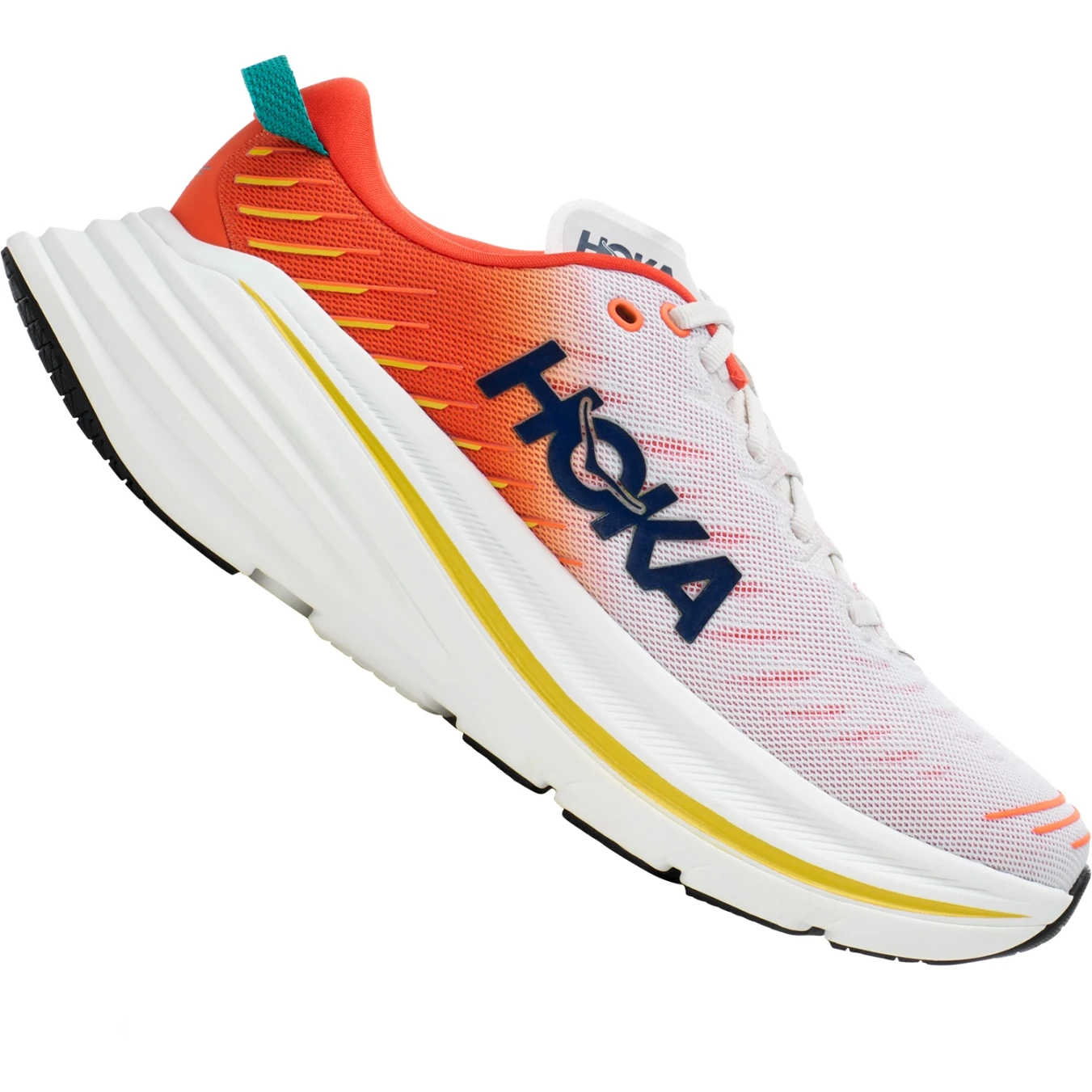 Hoka Chaussures Running - Bondi X - Blanc De Blanc / Flame 4 Hoka Chaussures Running - Bondi X - Blanc De Blanc / Flame – Image 2