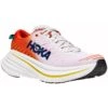 Hoka Chaussures Running - Bondi X - Blanc De Blanc / Flame -Hoka Boutique hoka bondi x running shoes blanc de blanc flame 16 1460265