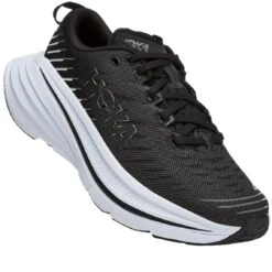 Hoka Chaussures Running Femme - Bondi X - Noir / Blanc