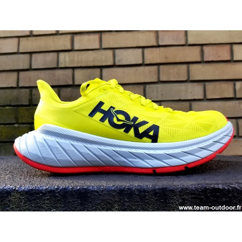 HOKA Carbon X 2 Homme Evening Primrose / Fiesta 3 HOKA Carbon X 2 Homme Evening Primrose / Fiesta – Image 2