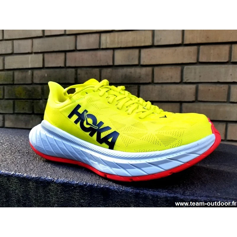 HOKA Carbon X 2 Homme Evening Primrose / Fiesta 2 HOKA Carbon X 2 Homme Evening Primrose / Fiesta