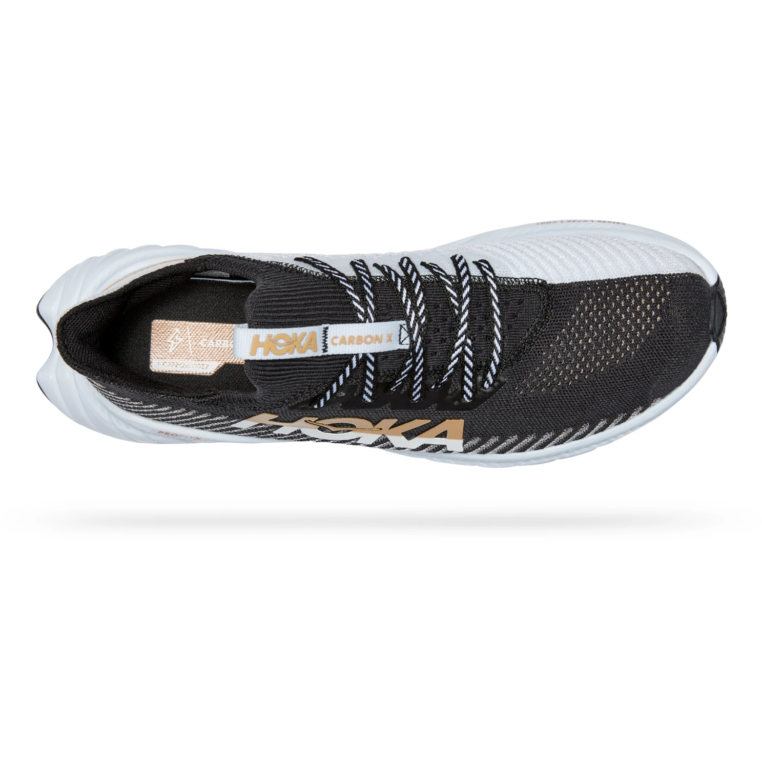 Hoka Chaussures Running Femme - Carbon X 3 - Noir / Blanc 9 Hoka Chaussures Running Femme - Carbon X 3 - Noir / Blanc – Image 7