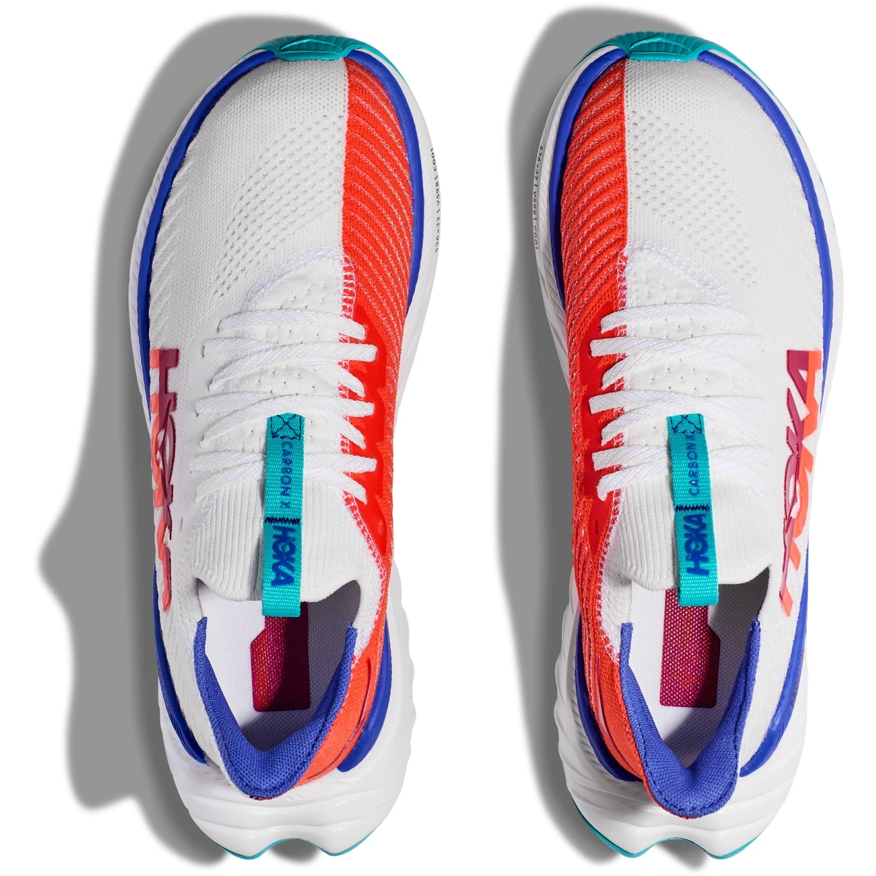 Hoka Chaussures Running Femme - Carbon X 3 - Blanc / Flame 7 Hoka Chaussures Running Femme - Carbon X 3 - Blanc / Flame – Image 5