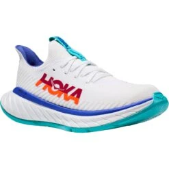 Hoka Chaussures Running Femme - Carbon X 3 - Blanc / Flame
