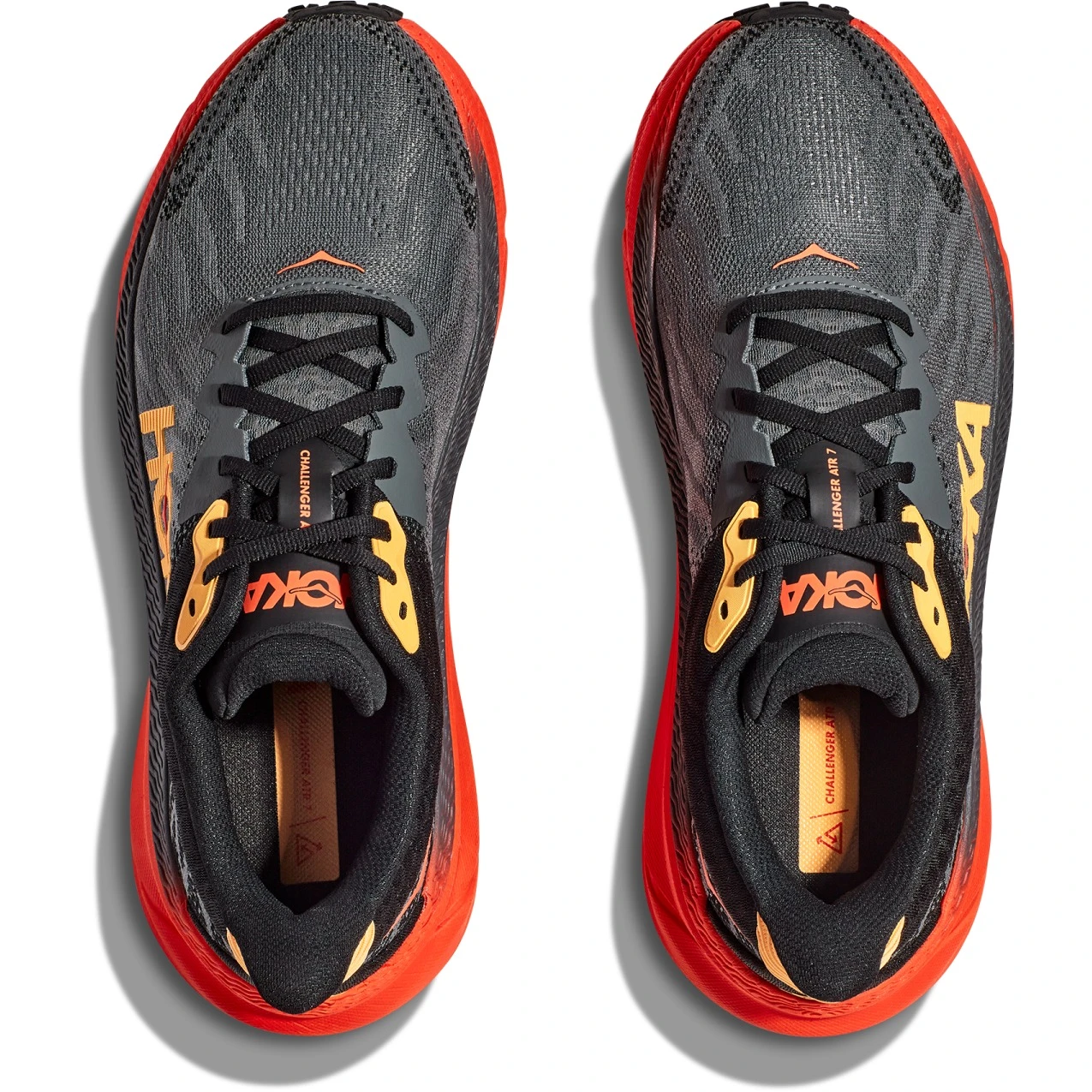 Hoka Chaussures Running Homme - Challenger 7 - Castlerock / Flame 9 Hoka Chaussures Running Homme - Challenger 7 - Castlerock / Flame – Image 7