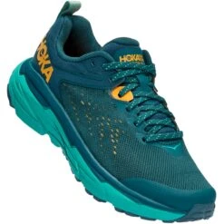 Hoka Challenger 6 Wide Chaussures Running Femme - Deep Teal / Water Garden