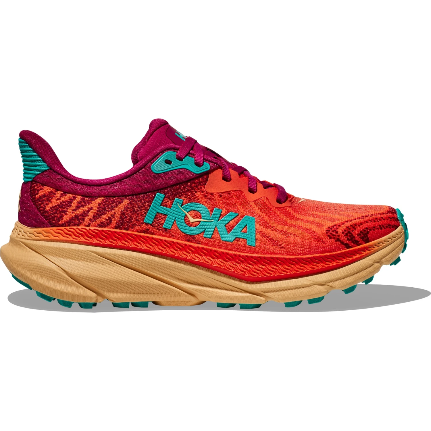 Hoka Chaussures Running Femme - Challenger 7 - Flame / Cherries Jubilee 4 Hoka Chaussures Running Femme - Challenger 7 - Flame / Cherries Jubilee – Image 2