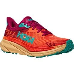 Hoka Chaussures Running Femme - Challenger 7 - Flame / Cherries Jubilee