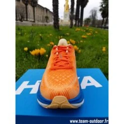 HOKA Clifton 9 Homme Vibrant Orange / Impala -Hoka Boutique hoka clifton 9 homme vibrant orange impala 2