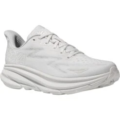 Hoka Chaussures Running Homme - Clifton 9 - Blanc / Blanc