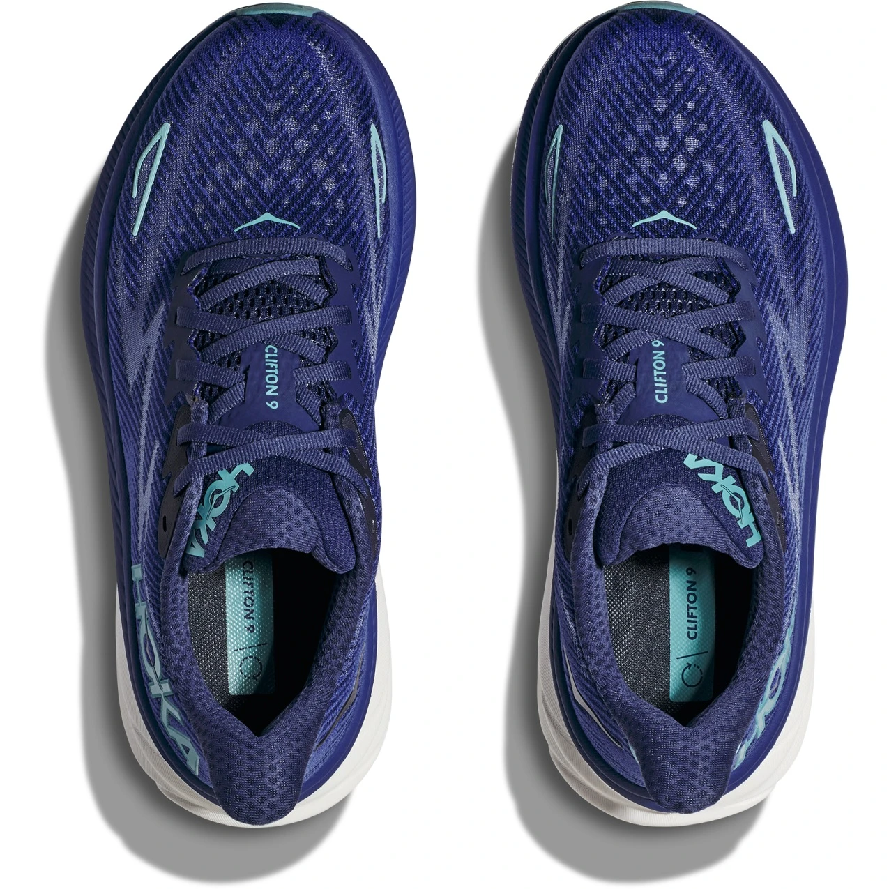 Hoka Chaussures Running Femme - Clifton 9 - Bellwether Blue / Evening Sky 9 Hoka Chaussures Running Femme - Clifton 9 - Bellwether Blue / Evening Sky – Image 7