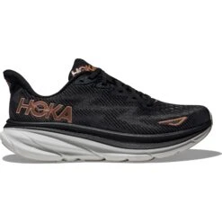 Hoka Chaussures Running Femme - Clifton 9 - Noir / Rose Gold 14 Hoka Chaussures Running Femme - Clifton 9 - Noir / Rose Gold -Hoka Boutique hoka clifton 9 womens running shoes black rose gold 3 1502396