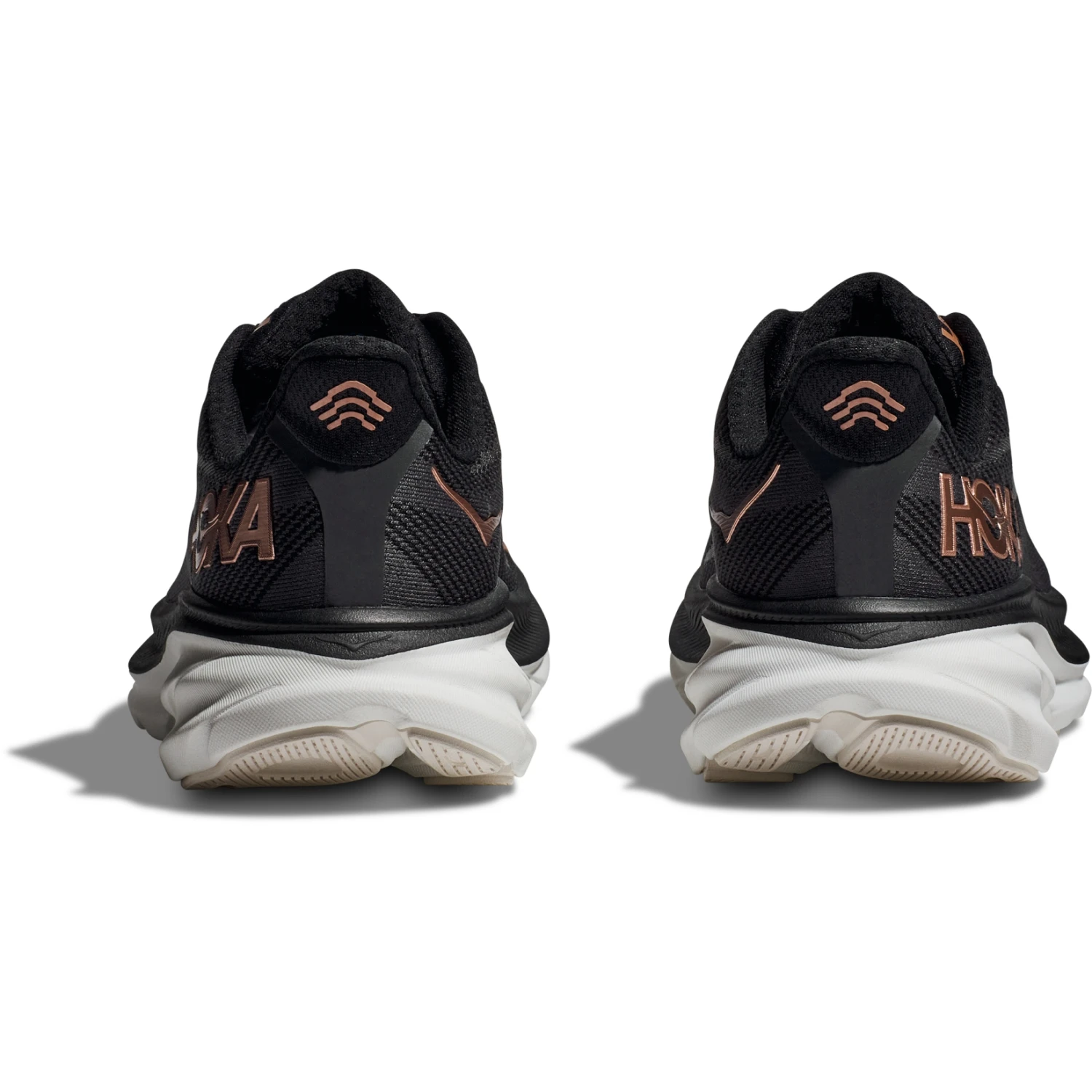 Hoka Chaussures Running Femme - Clifton 9 - Noir / Rose Gold 8 Hoka Chaussures Running Femme - Clifton 9 - Noir / Rose Gold – Image 6