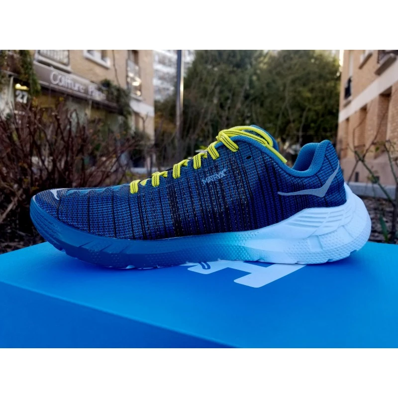 HOKA Evo Rehi Homme Citrus / Cyan 6 HOKA Evo Rehi Homme Citrus / Cyan – Image 4