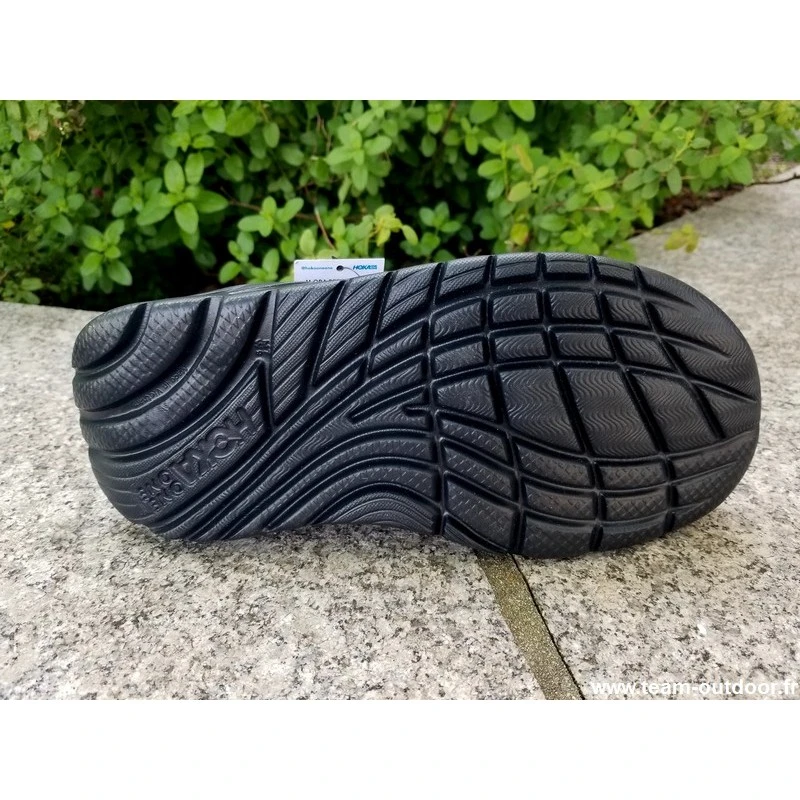 HOKA Ora Recovery Flip Homme Black / Dark Gull Gray 10 HOKA Ora Recovery Flip Homme Black / Dark Gull Gray – Image 8