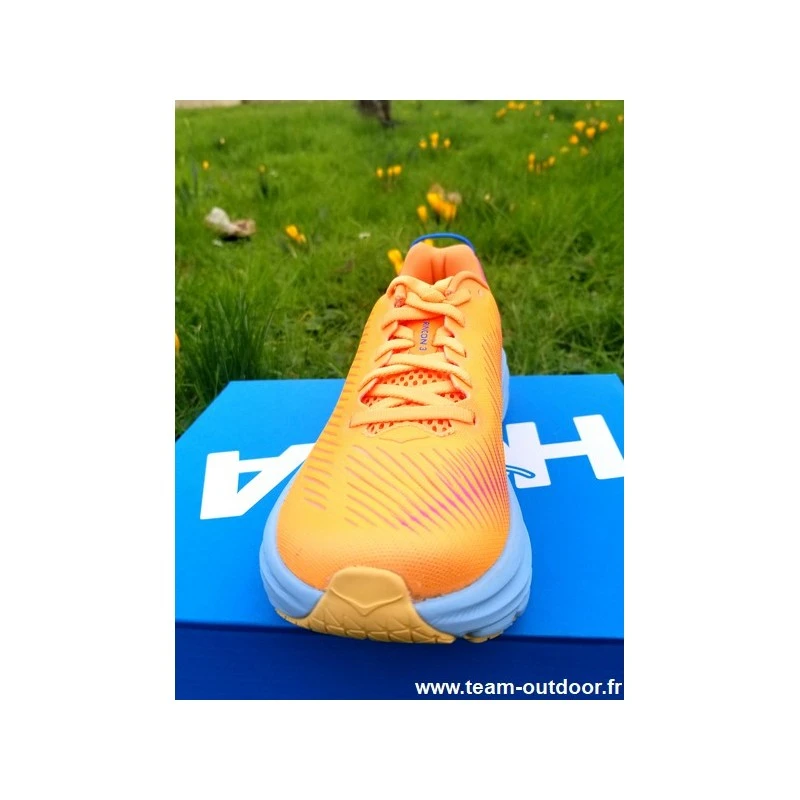 HOKA Rincon 3 Femme Mock Orange / Cyclamen 7 HOKA Rincon 3 Femme Mock Orange / Cyclamen – Image 5