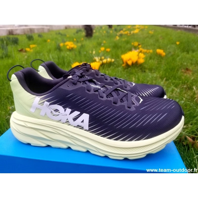HOKA Rincon 3 Homme Blue Graphite / Butterfly 4 HOKA Rincon 3 Homme Blue Graphite / Butterfly – Image 2